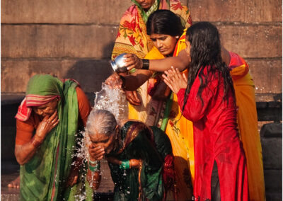 bathing,river Ganges,Varanasi,India,prayer,water,sacred,washing,ritual,travel,destination,Ghats,Hindu,religious,family
