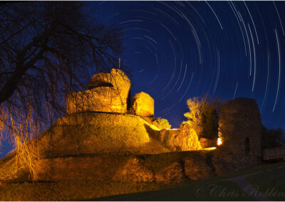 Launceston Castle,history,Norman,English heritage,Norman,night,stars,star trails,Gateway to Cornwall,Cornish,food lighting,holiday destination,west country,Set on a large natural mound,Launceston,Castle,dominates,the,surrounding,landscape.,Begun,soon,after,the,Norman,Conquest,its,focus,is,an,unusual,keep,consisting,of,a,13th,century,round,tower,built,by,Richard,Earl of Cornwall,inside,an,earlier,circular,shell-keep.,The,tower,top,is,now,reached,via,a,dark,internal,staircase.